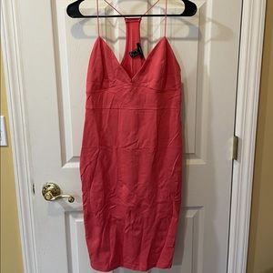Forever 21 BodyCon Midi Plunge Dress